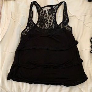 Black Lace Tank top